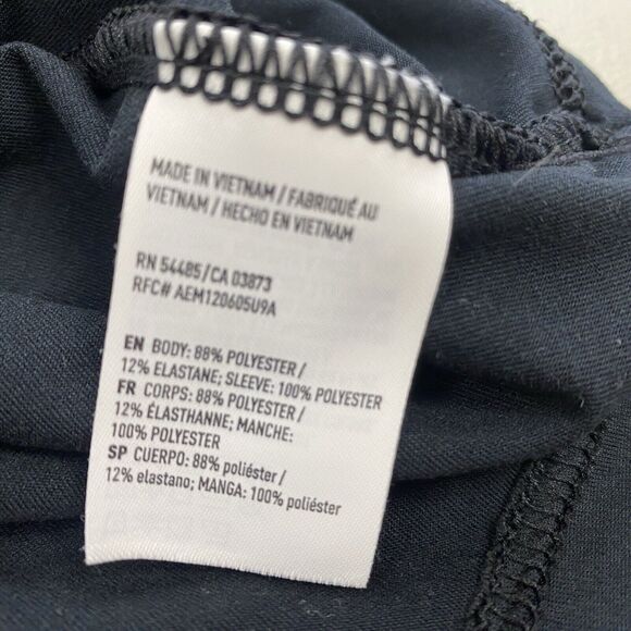 American Eagle AE Active 360 Extreme Flex Shirt Mens Medium Tall Black USA Flag - Picture 7 of 10